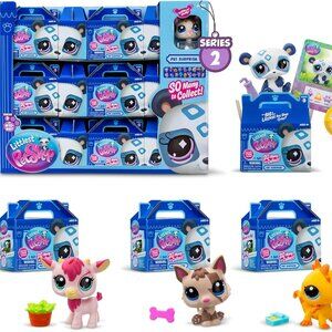 Littlest Pet Shop  18 Pet Collector Set - 18 Indivually Boxed Figures + Display!